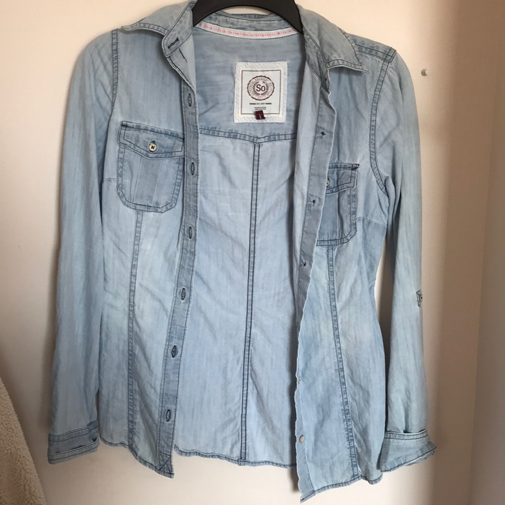 Junior’s Denim Shirt SO Brand